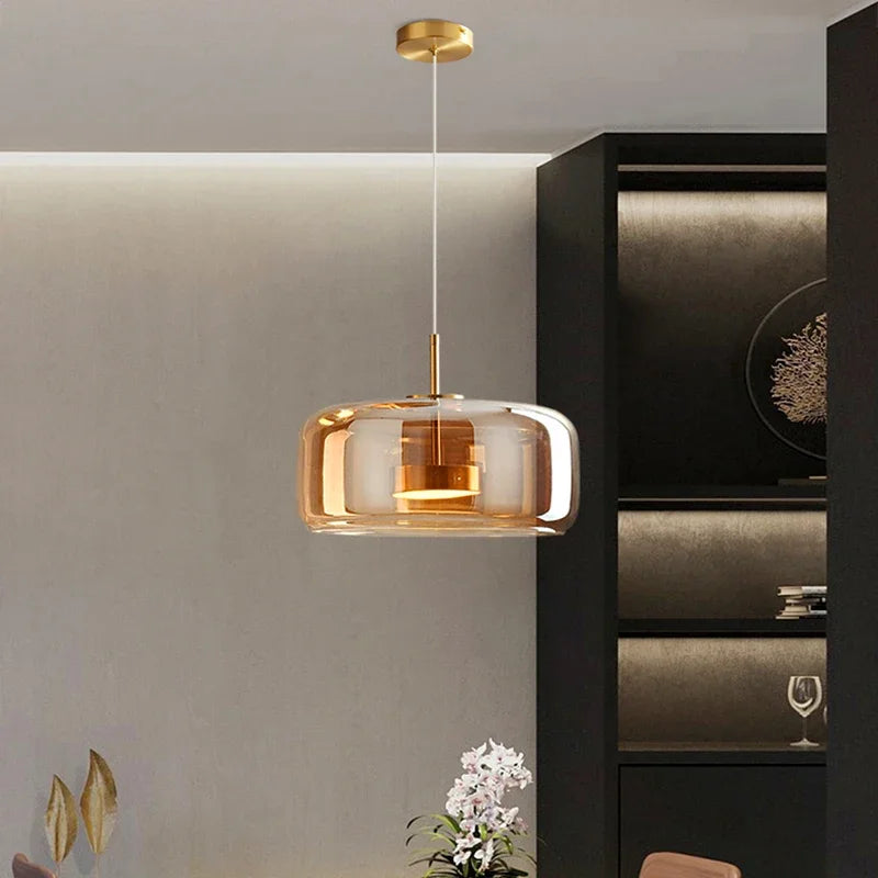 Modern Glass LED Pendant Lamp