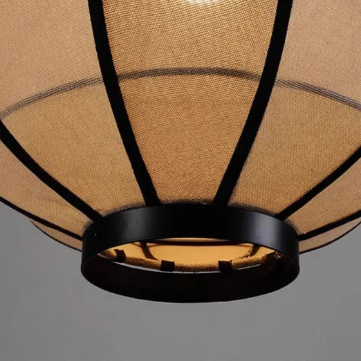 Japanese Wabi Sabi Traditional Ceiling Lantern Light