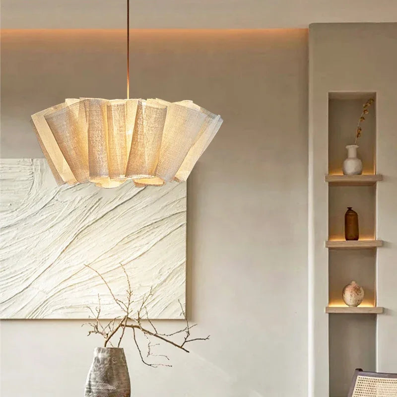 Nordic Vintage Handmade Fabric Chandelier