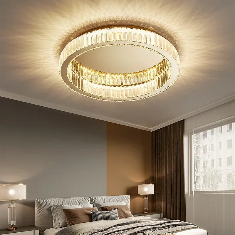 Modern Crystal Circle LED Chandelier