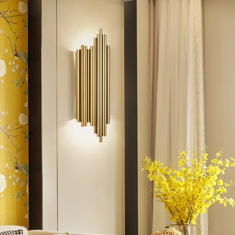Modern Gold LED Wall Lamp