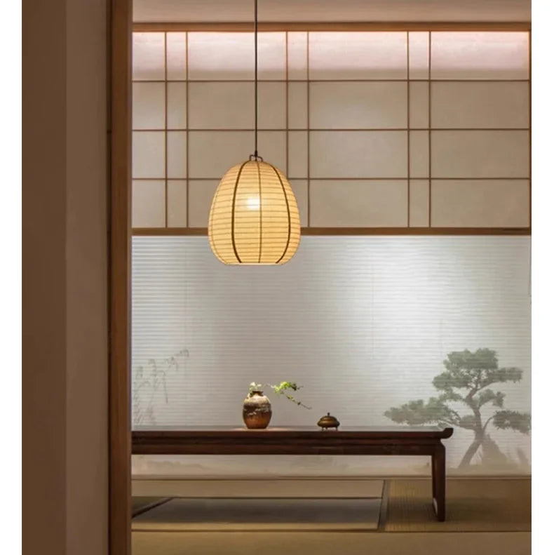 Japanese Retro Wabi Sabi Fabric Night Lamp
