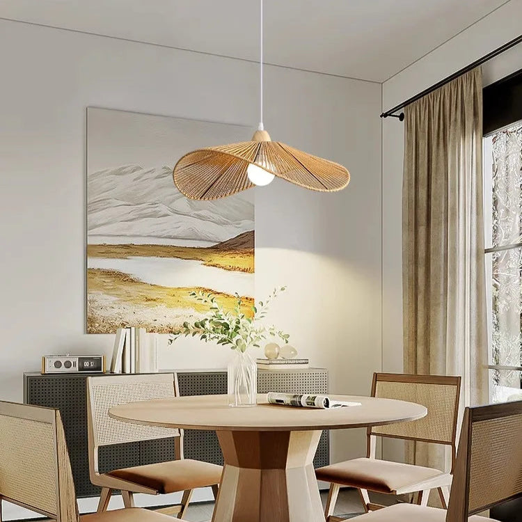 Nordic Handmade Rattan Ceiling Light