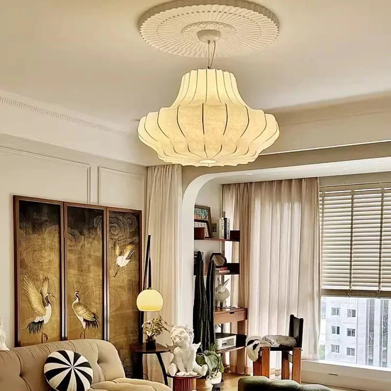 Traditional Japanese Wabi Sabi Chandeliers