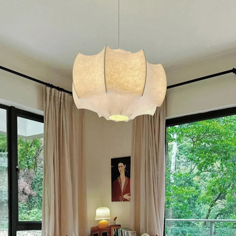 Japanese Wabi Sabi Abstract Circular Chandelier