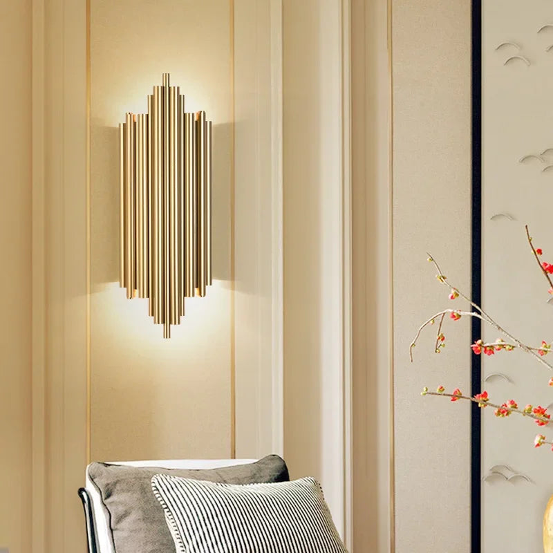 Modern Gold LED Wall Lamp