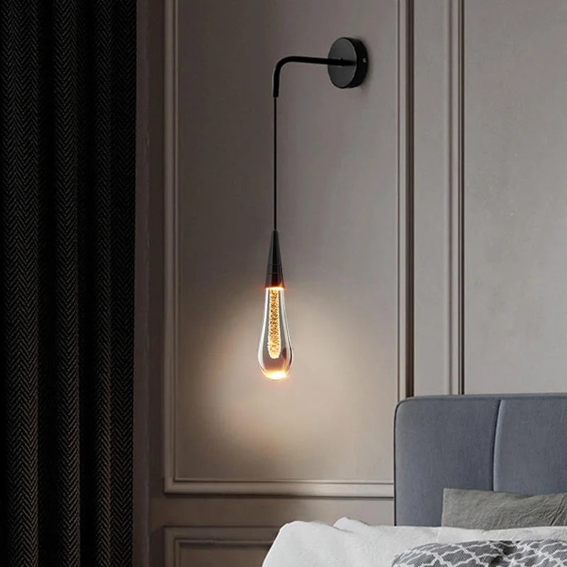 Modern Crystal Glass Wall Light