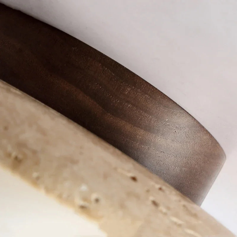 Stone Flush Mounted Ceiling Lamp