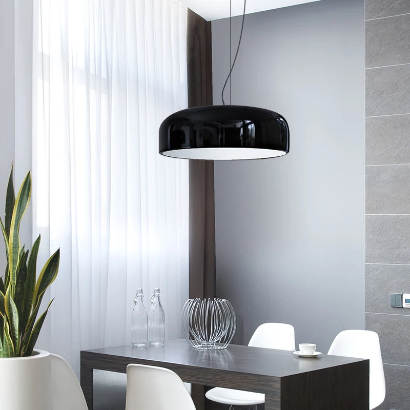 Minimal Round LED Pendant Light