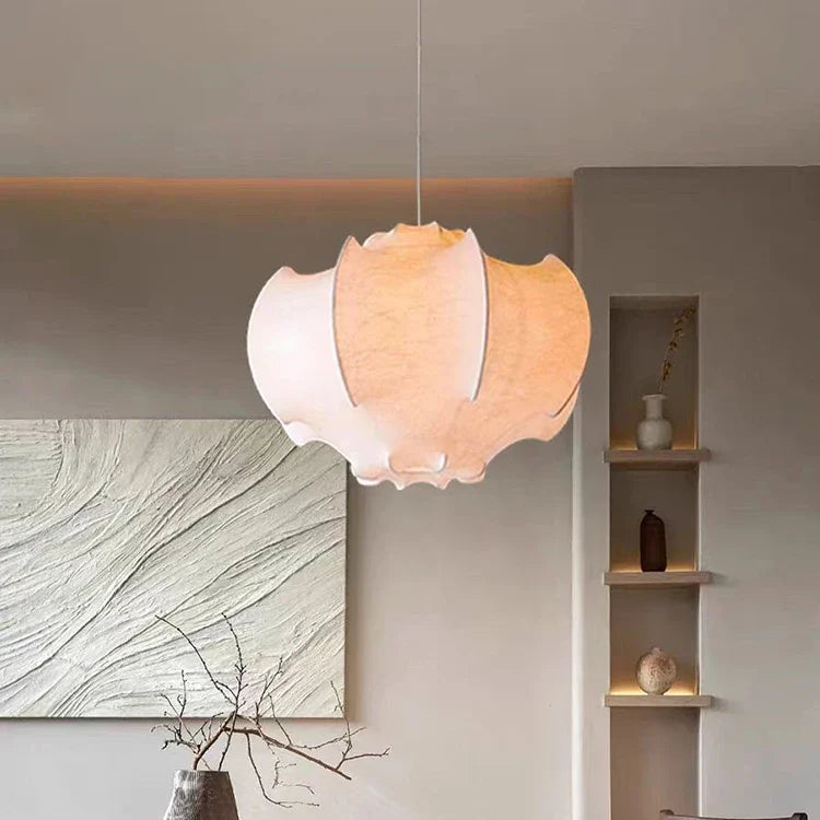 Japanese Wabi Sabi Abstract Circular Chandelier