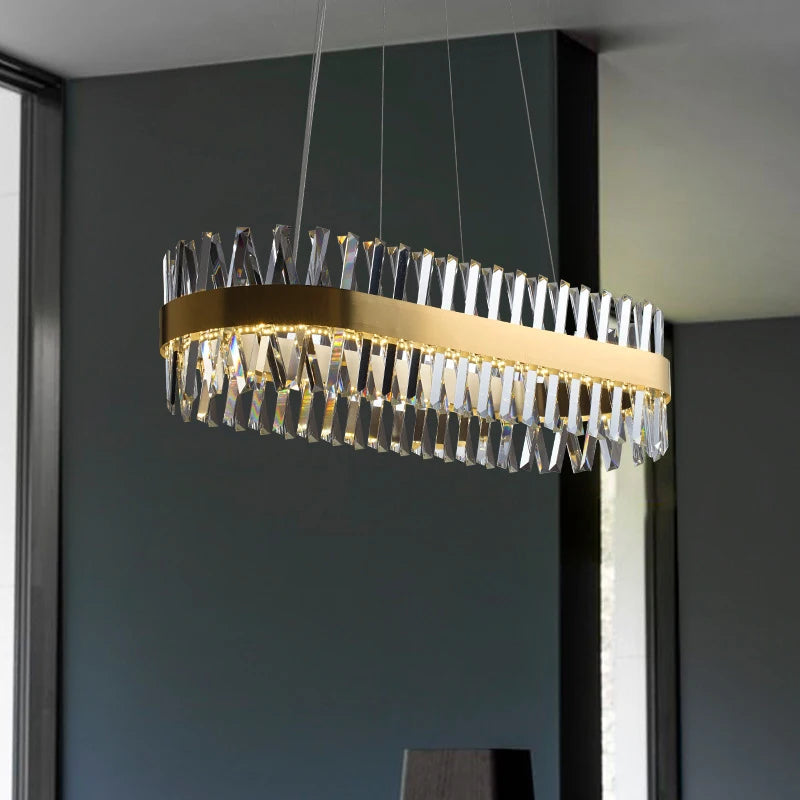 Round Crystal Lux Chandelier