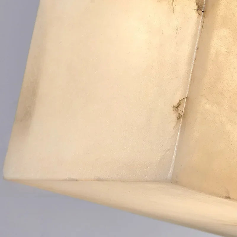 Natural Marble Cube Wall Lamp