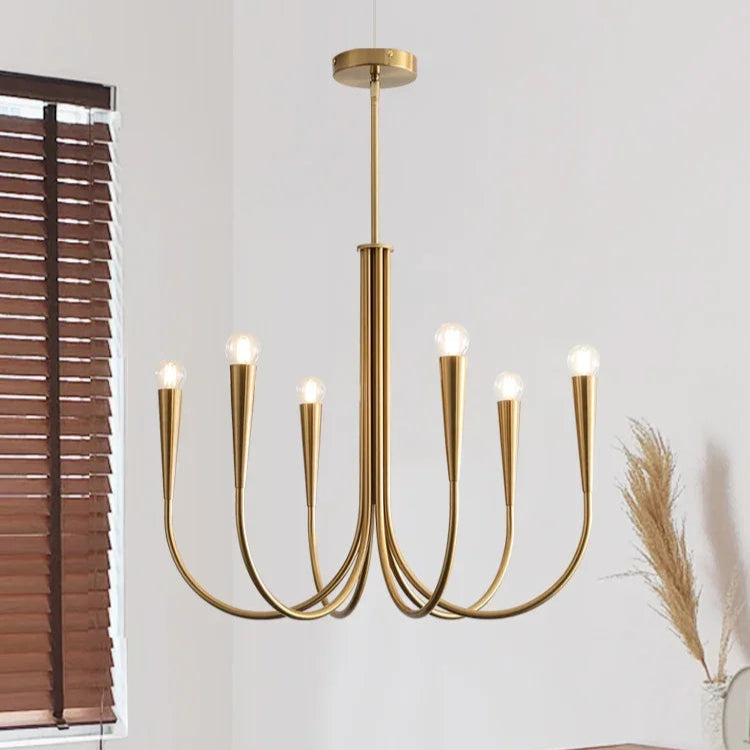 French Nordic Branch Chandelier