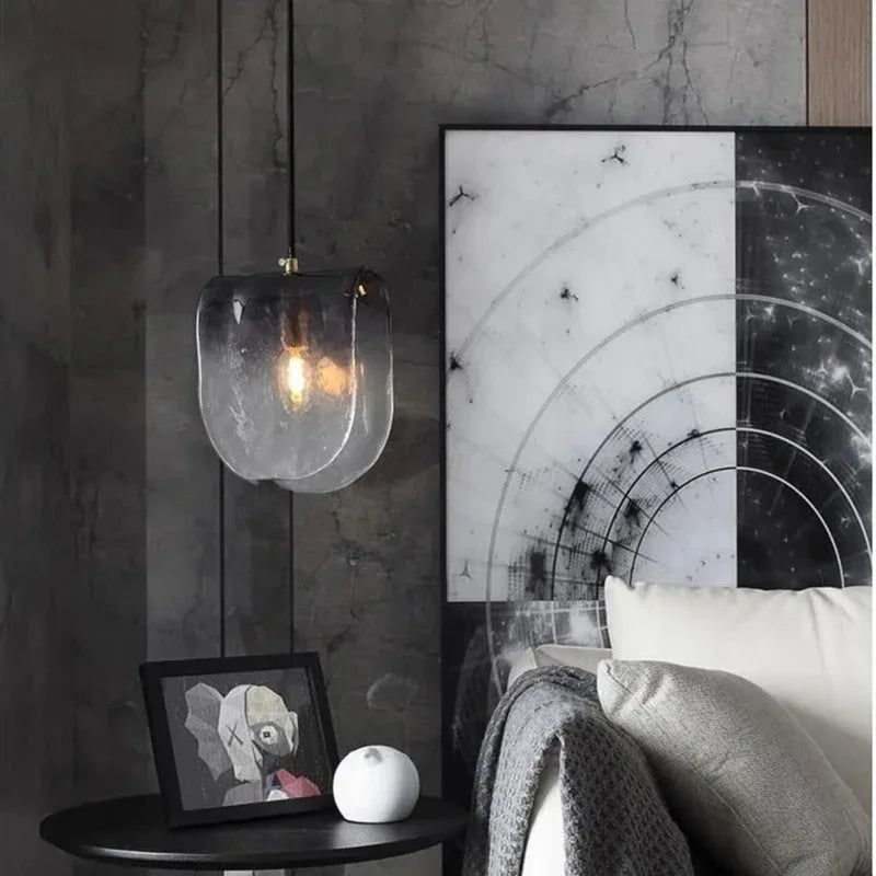 Modern Gradient Melted Glass Ceiling Light