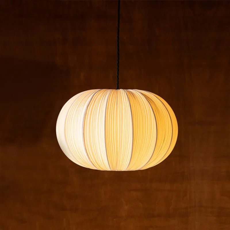 Japanese Wabi-Sabi Pleated Fabric Ceiling Lights