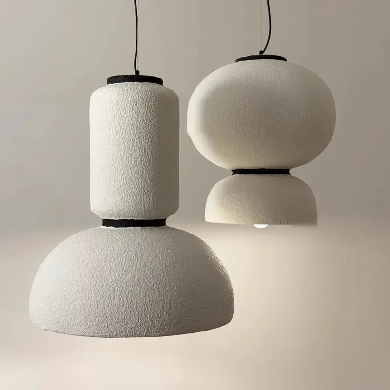 Sculpted Handmade Wabi Sabi Pendant Light