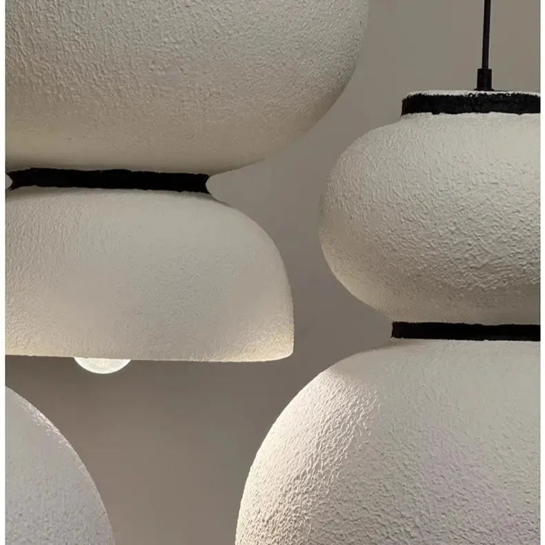 Sculpted Handmade Wabi Sabi Pendant Light