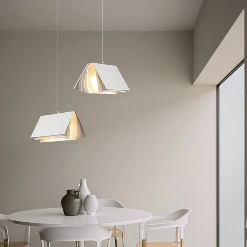 Nordic Floating Book Pendant Light