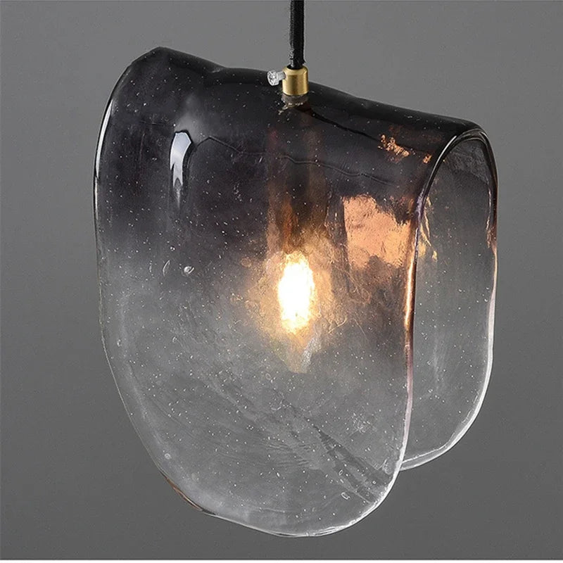 Modern Gradient Melted Glass Ceiling Light