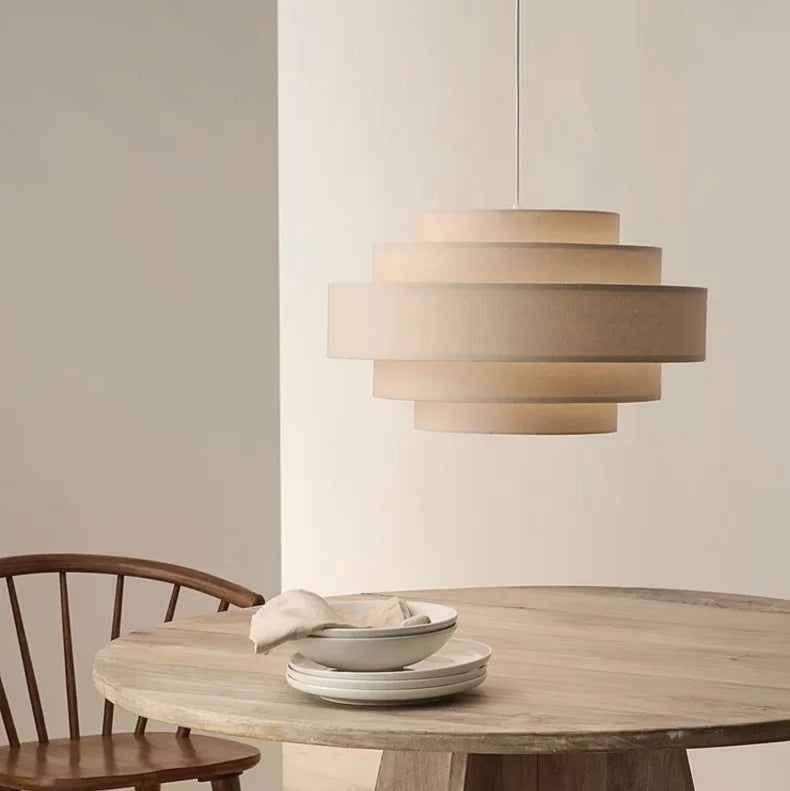 Japanese Wabi Sabi Multi Layer Chandelier