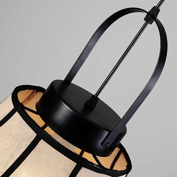 Japanese Wabi Sabi Traditional Ceiling Lantern Light