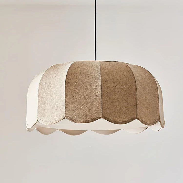 Japanese Floral Fabric Ceiling Light
