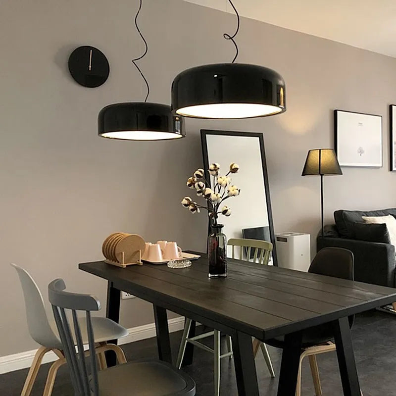 Minimal Round LED Pendant Light
