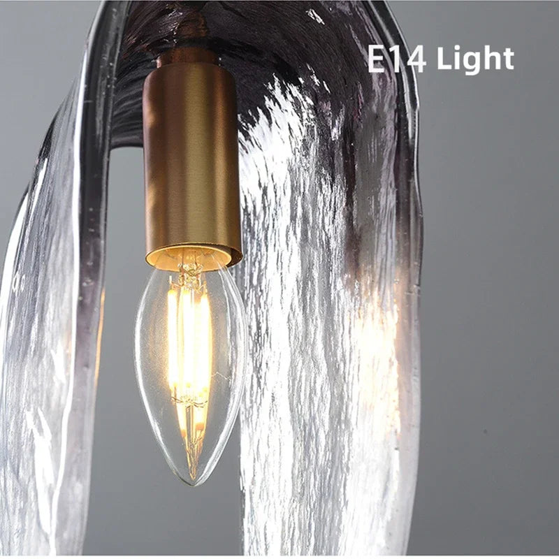 Modern Gradient Melted Glass Ceiling Light