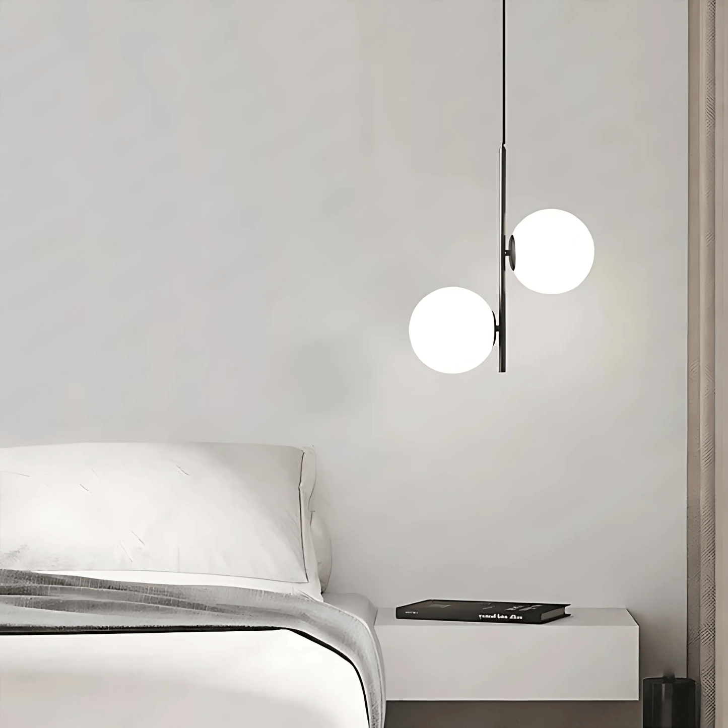 Slim Glass Pendant Light