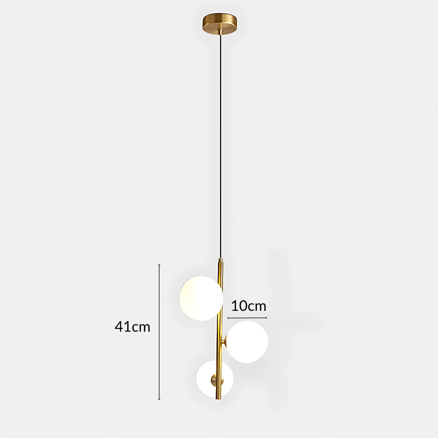 Slim Glass Pendant Light