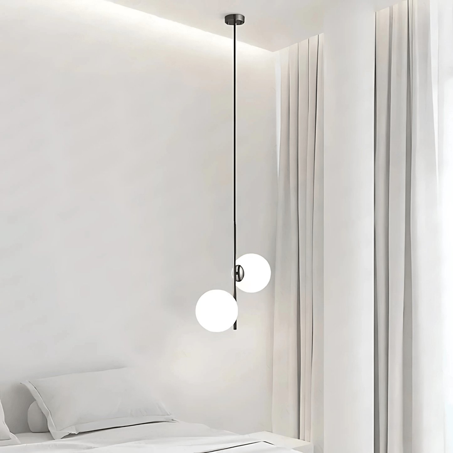 Slim Glass Pendant Light