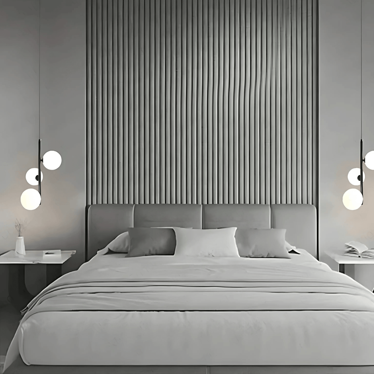 Slim Glass Pendant Light