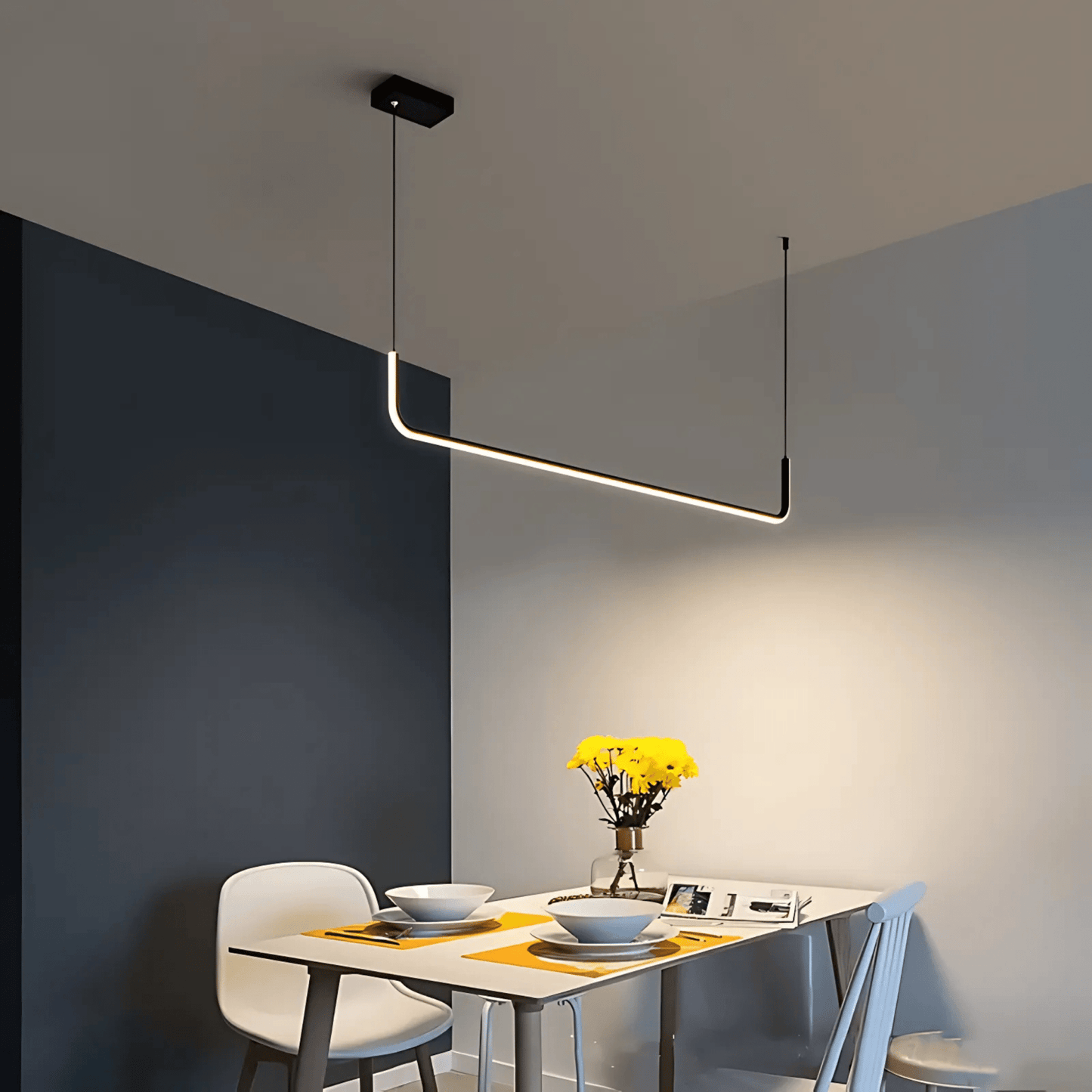 Slim LED Island Pendant Light