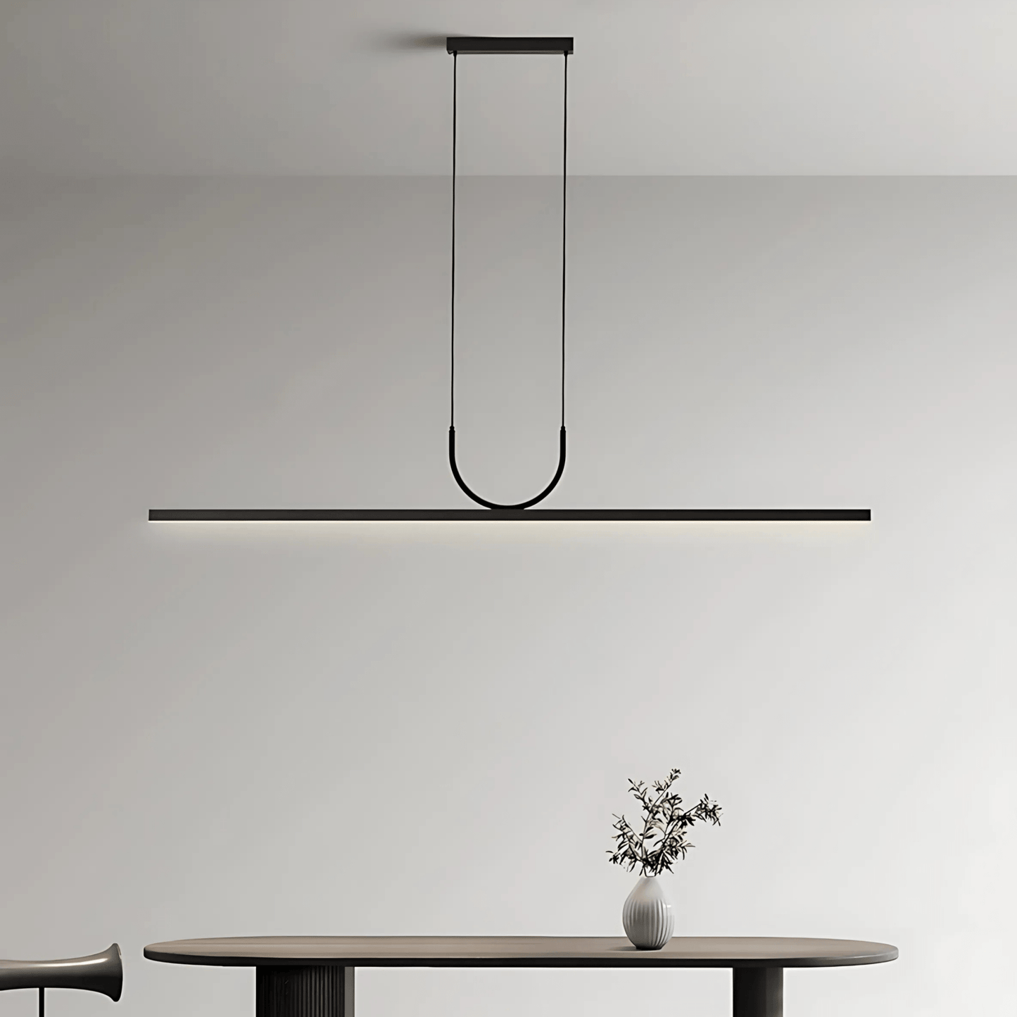 Slim Rectangular LED Pendant Light
