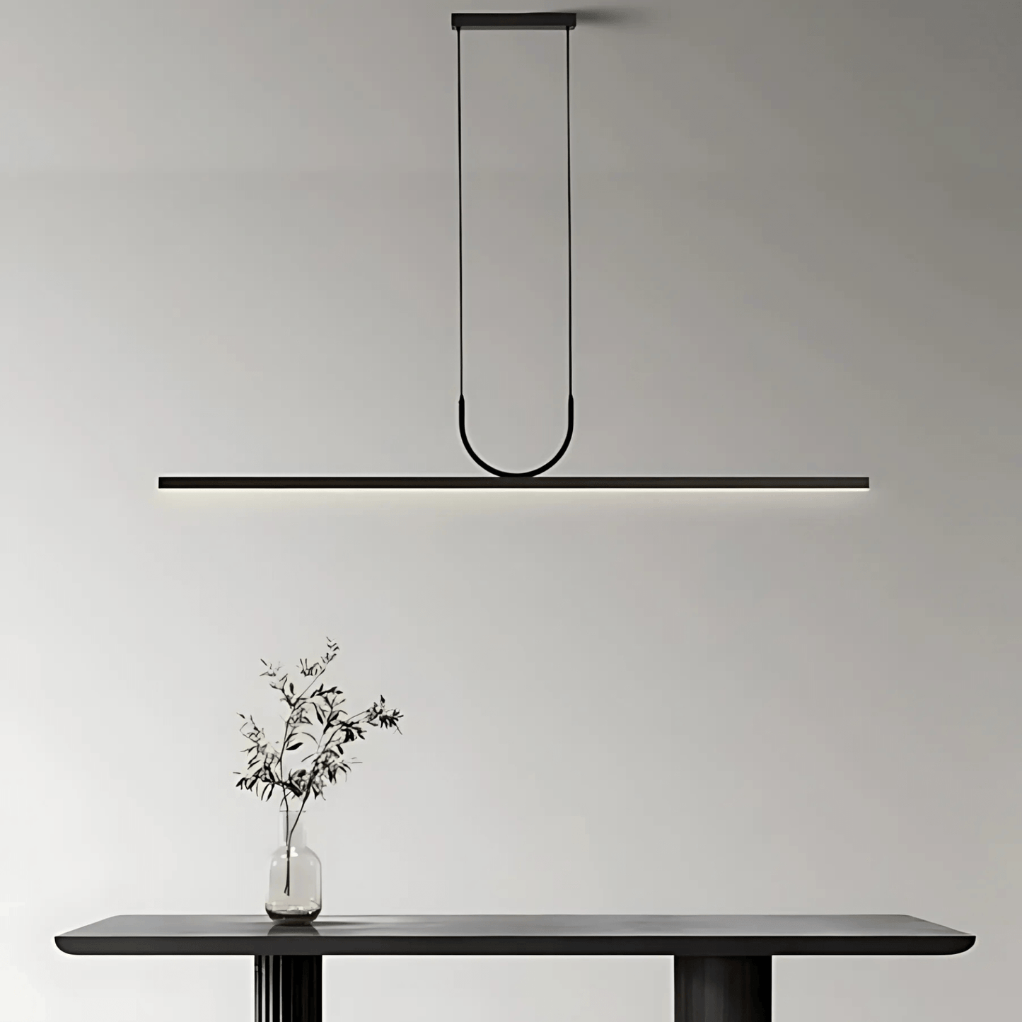 Slim Rectangular LED Pendant Light