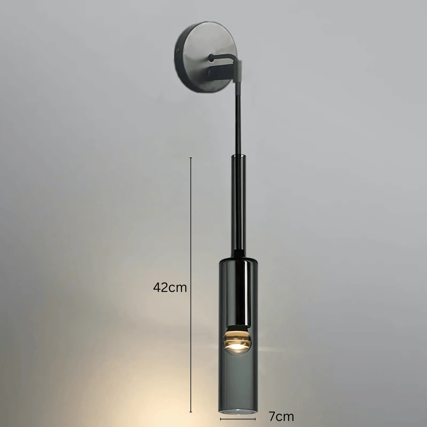 Smoked Glass Pendant Light