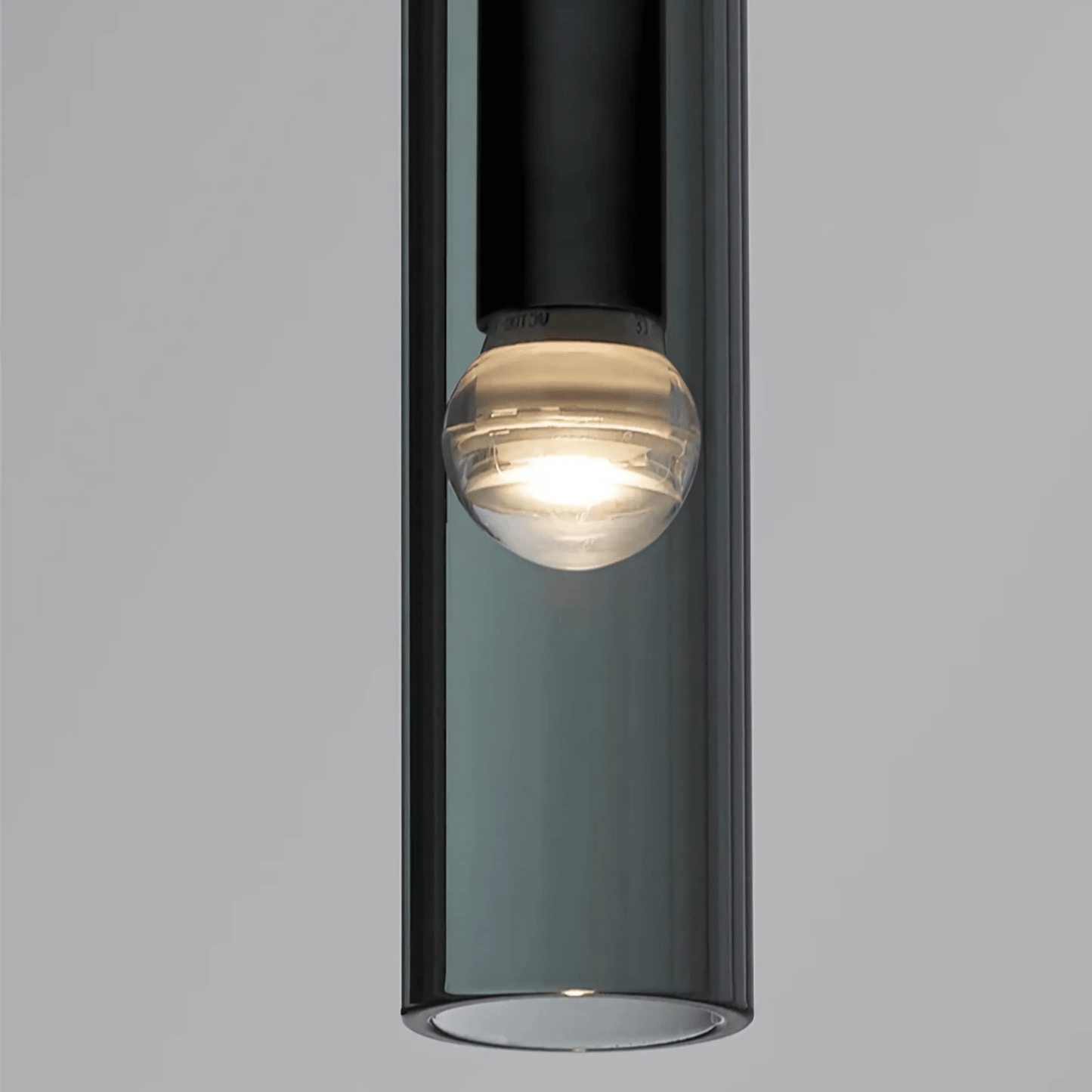 Smoked Glass Pendant Light