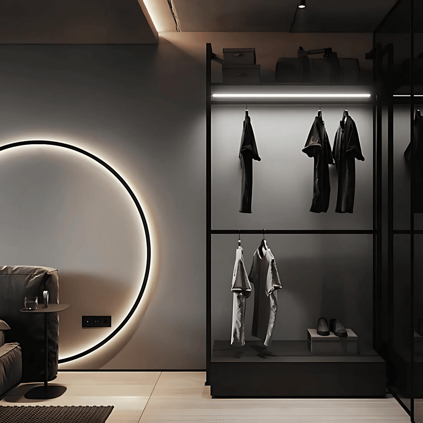 Ring LED Wall Light