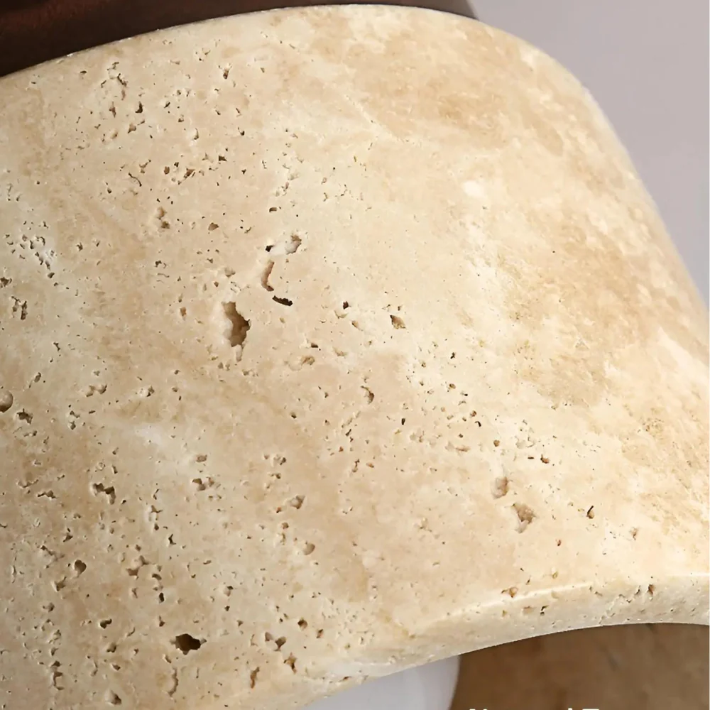 Stone Flush Mounted Ceiling Lamp