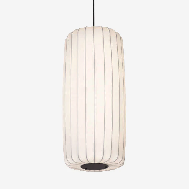 Traditional Wabi Sabi Silk Japanese Chandeliers