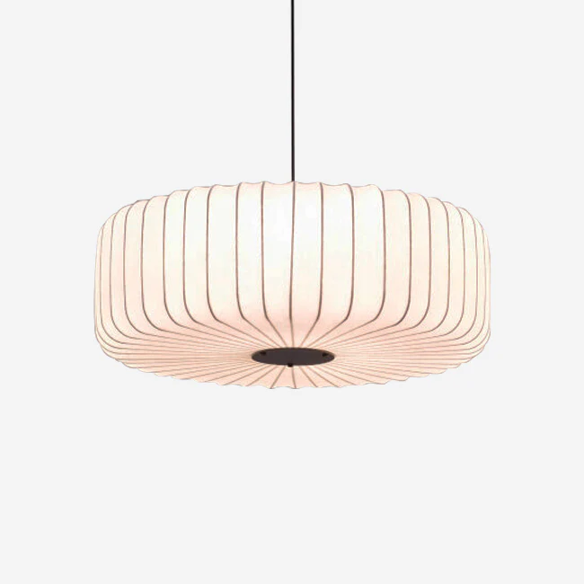 Traditional Wabi Sabi Silk Japanese Chandeliers