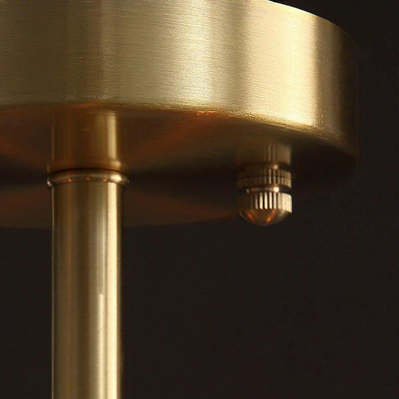 Vintage Brass Starburst Chandelier