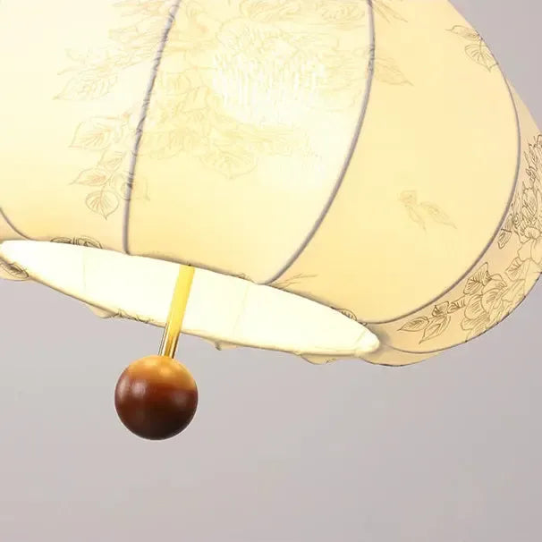 Vintage French Classic Fabric Ceiling Light