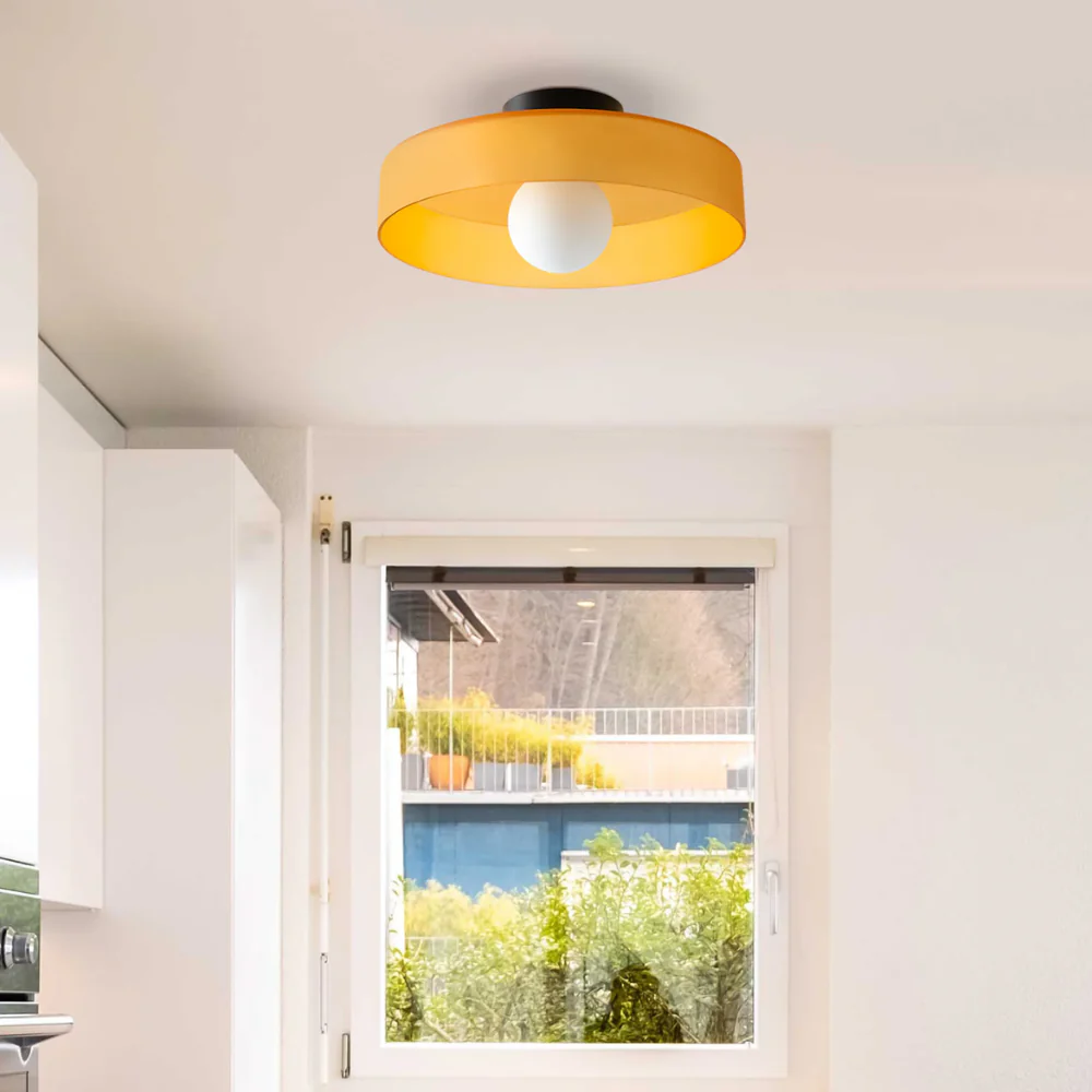 Vintage LED Glass Ceiling Light
