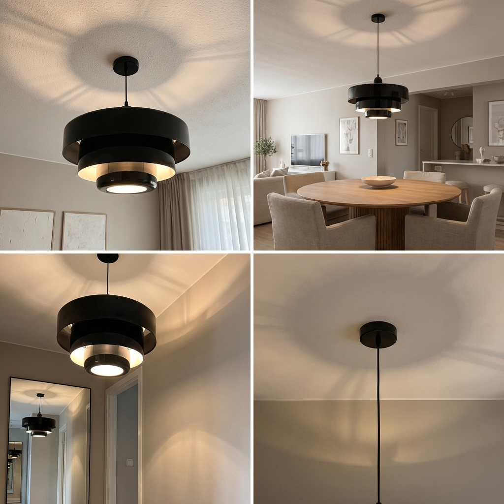 Vintage Norwegian Hanging Lamp