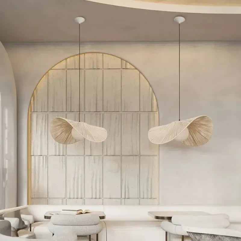 Woven Rope Pendant Light