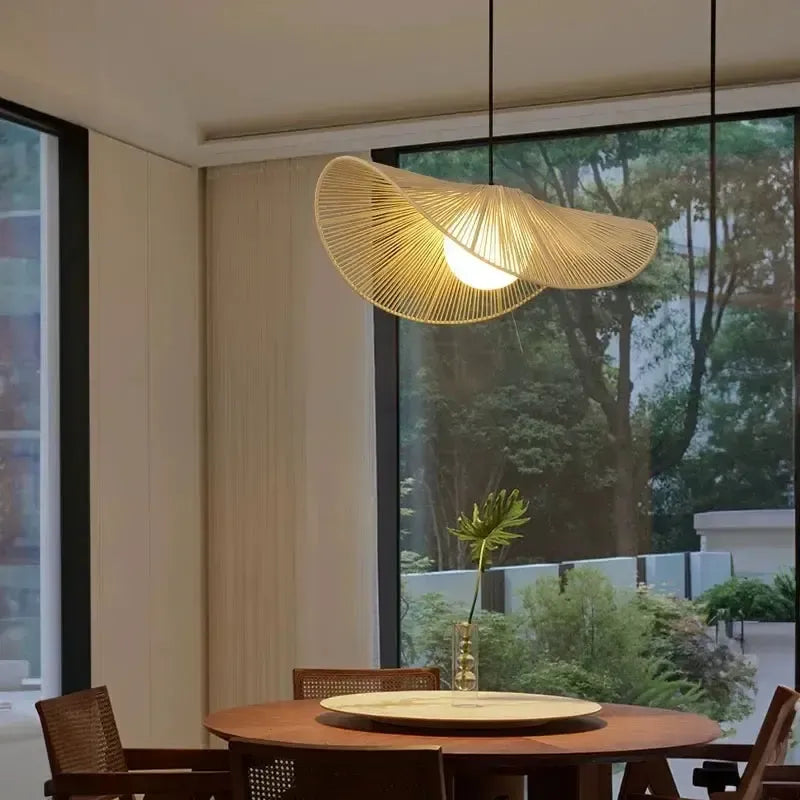 Woven Rope Pendant Light