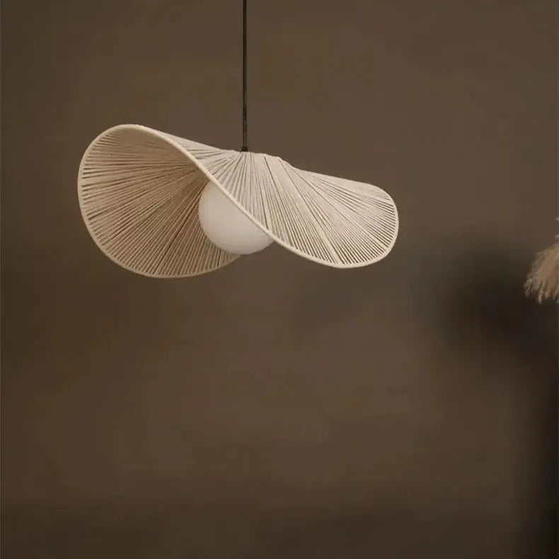 Woven Rope Pendant Light