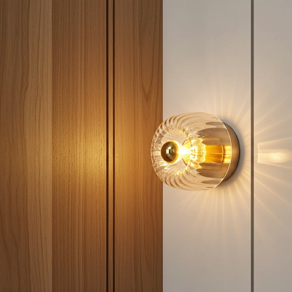Bauhaus Glass Wall Lamp