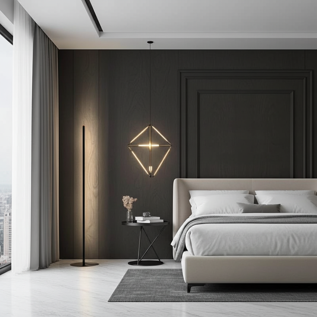 Modern Tall LED Floor Lamp